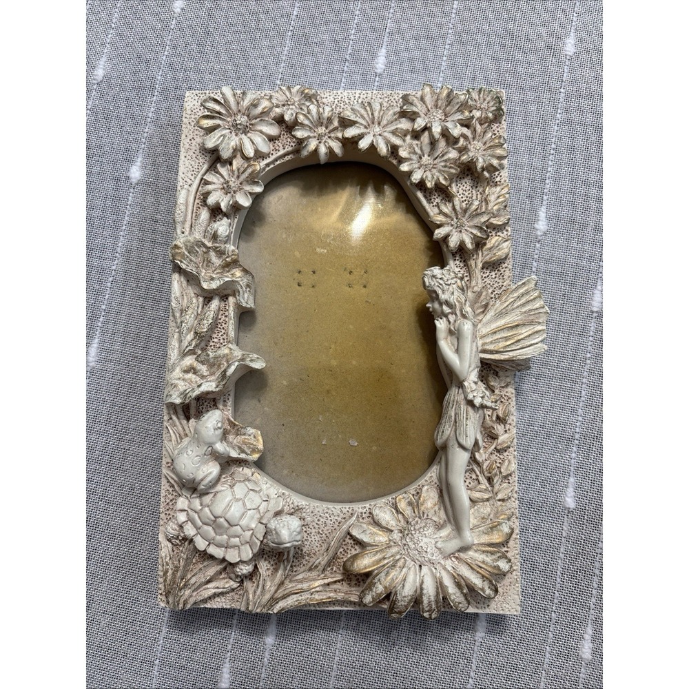 Resin Fairy Fantasy Woods Theme 3D Picture Frame 7 " x 4 1/2 " /3 1/2 x 5" photo - Picture 6 of 12